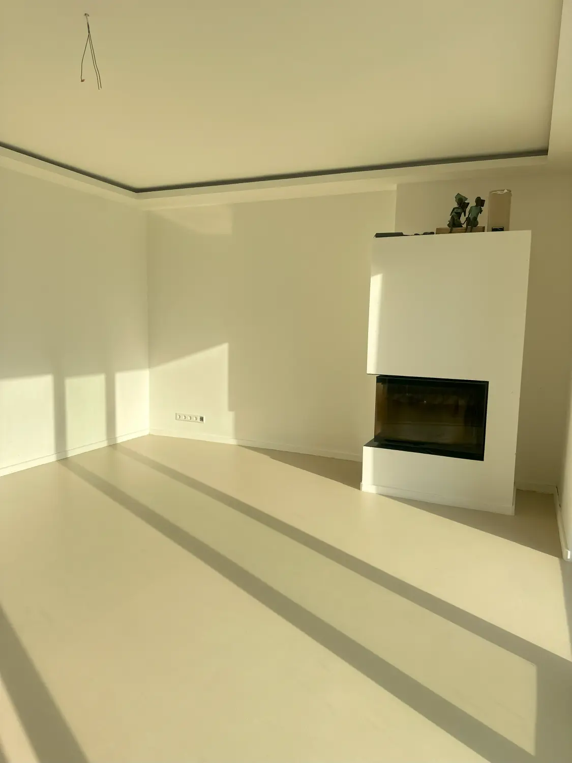 Ewig Bau GmbH -leerer Raum mit Kamin